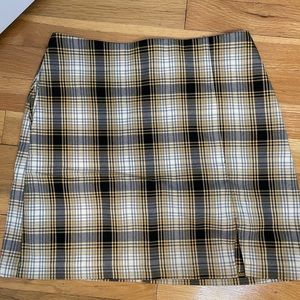 Urban outfitters mini plaid skirt